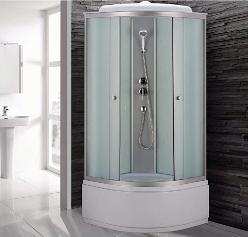 Душевая кабина Niagara NG 7309-14 100х100х215 матовое стекло высокий поддон 