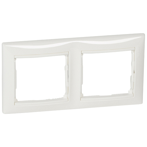 Рамка Legrand VALENA 2 поста скрытая установка белая