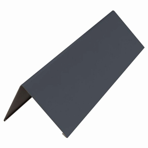 Планка конька плоского 200х200 ПЭ RAL7024 2м