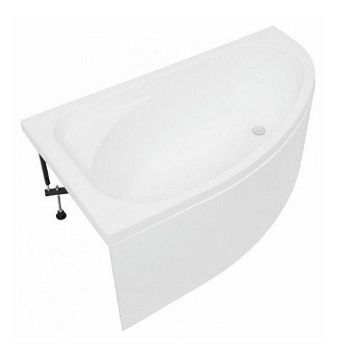 Ванна акриловая асимметричная AQUANET Mia 140x80 L Левая с каркасом 246817