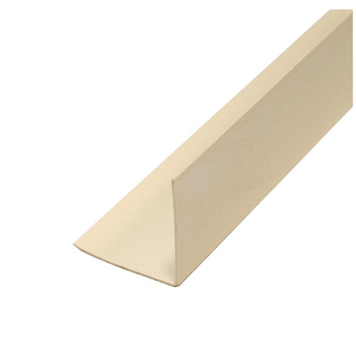 Угол отделочный ПВХ 20х20мм Слоновая кость 2,7м
