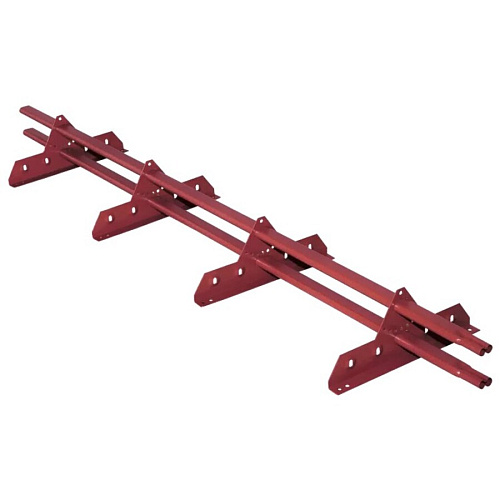 Снегозадержатель оцинк трубч.овал RAL3005 (Виш) лапка-Т-обр. 3м