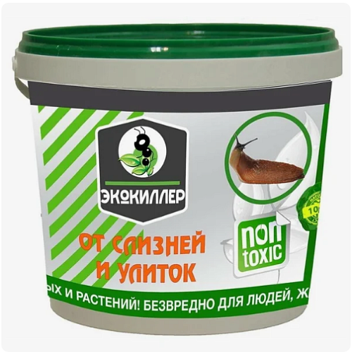 Инсектицид от слизней и улиток Экокиллер в ведре 1л