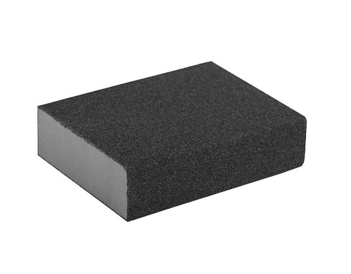 Губка шлифовальная ЗУБР МАСТЕР 4-х сторонняя Р180 100х68х26мм