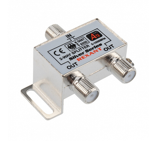 РазветвительТВ сигнала REXANT 05-6101 на 2ТВ F-штек