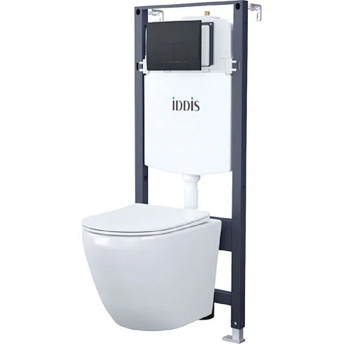 Инсталяция IDDIS 3в1:унитаз Basic, инсталляция и клавиша смыва