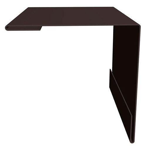 Угол наружный 85х100 ПЭ RAL8017 2м