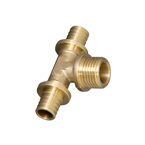 "Тройник аксиальный переходной 16х1/2""НРх16мм "