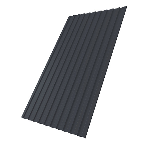 Профнастил С8-1150/1200 0,45мм ПЭ RAL7024 2,0м