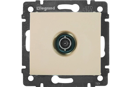 Розетка Legrand ТV открытая установка крем Розетка Legrand ТV открытая установка крем