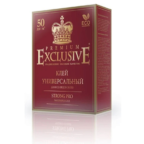 Клей EXCLUSIVE универсальный для всех видов обоев PRO 250гр