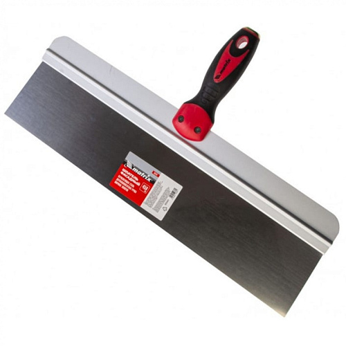 Шпатель фасадный нержавеющая сталь 450мм 2-компонентная ручка широкое полотно MATRIX