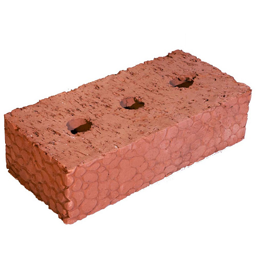 Кирпич строительный М-175 Тула 1,4 НФ полнотелый с 3 технологическими отверстиями