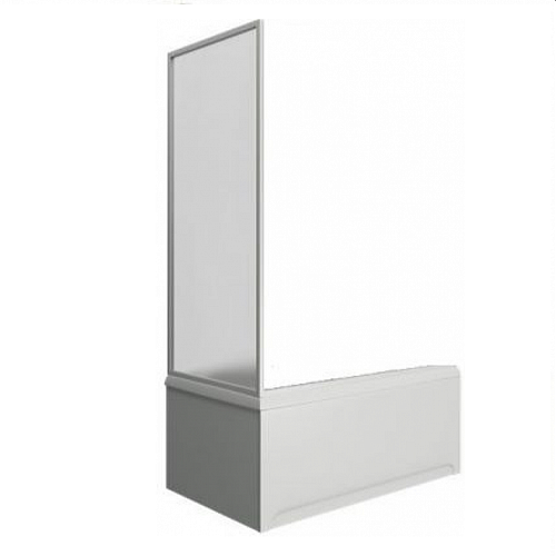 Шторка для ванны Bas Ахин Ямайка 80 пластиковая боковая