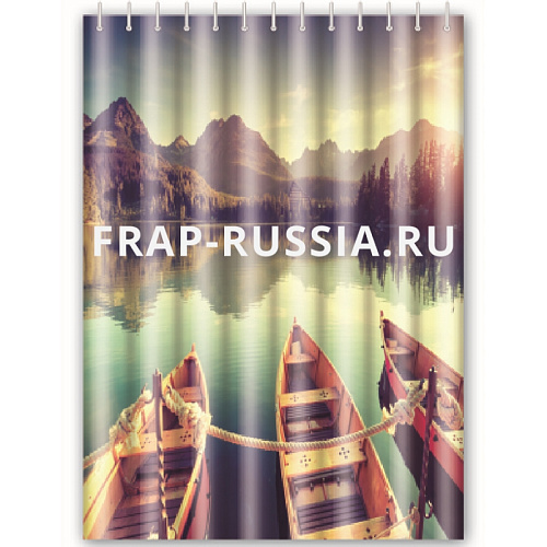 Штора для ванной Рассвет 180х200 полиэстер