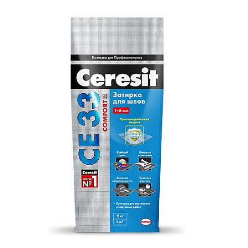 Затирка Ceresit СЕ33/2 жасмин фольга