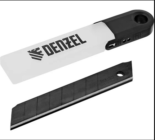 Лезвия 18 мм 5шт Denzel особо острые