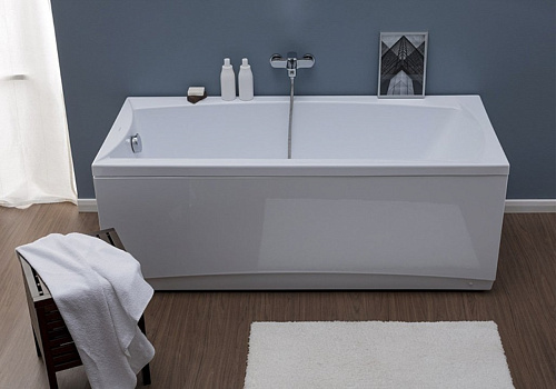 Ванна акриловая AQUANET Cariba 170х75 прямоугольная приставная без гидромассажа, без каркаса 273587