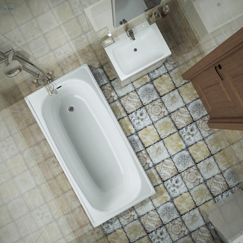 Ванна стальная BLB Europa 150х70 с ножками