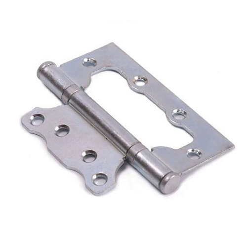 Петля без врезки (бабочка ПБ) белый цинк