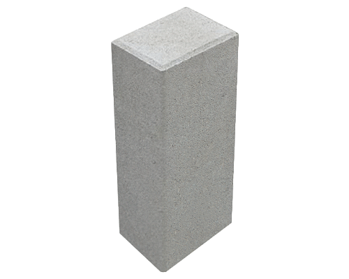 Палисад прямоугольный 120х160х500 серый