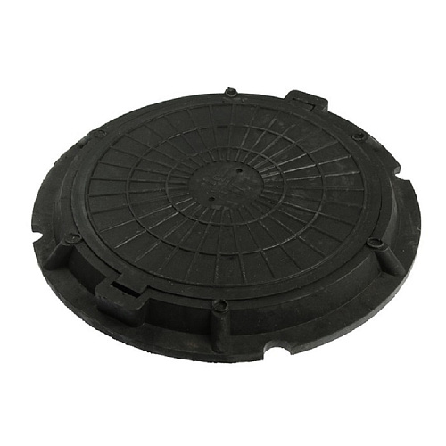 Люк лёгкий полимерный  ЧЕРНЫЙ Номинальная нагрузка 3тн