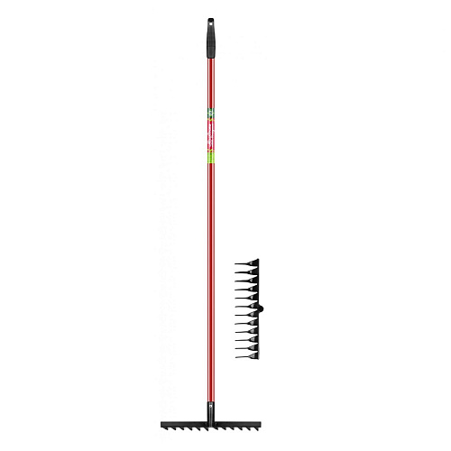 Грабли 12 зубьев металический черенок