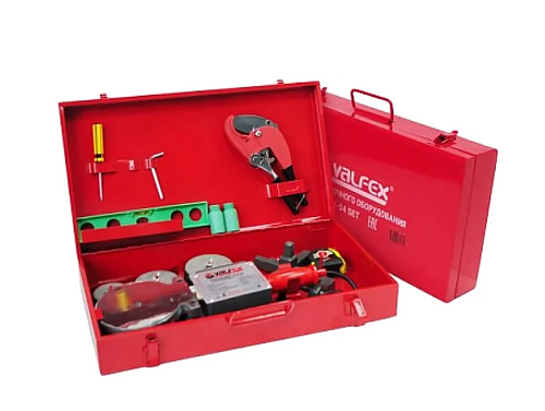 Сварочный аппарат Valfex 1000+1000 Вт с насадками d50; d63; d75