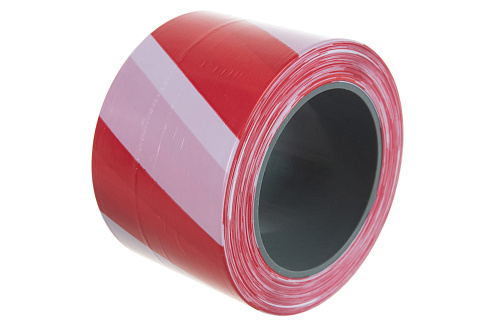 Сигнальная лента красно-белый 75ммх200м ЗУБР Мастер