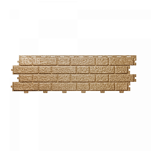Сайдинг TECOS Brick work Кэмел 0,35х1,14м