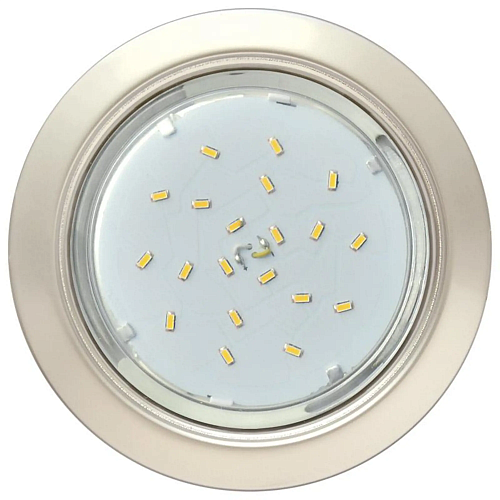 Светильник встраиваемый Ecola GX53 H4 9014 без рефлектора звезда хром-жемчуг