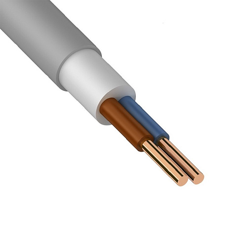 Кабель NUM-О 2х1,5 круглый серый
