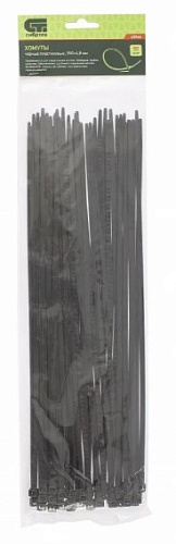 Хомуты 250*3,6мм пластиковые черные