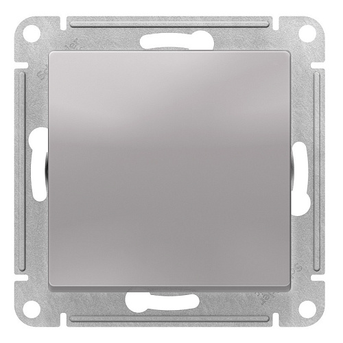 Выключатель Schneider ATLASDESIGN одноклавишный GN 10AX алюминий