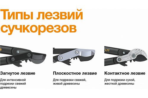 Сучкорез плоскостной малый FISKARS 495мм L28 SingleStep