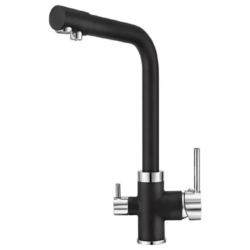 Смеситель для кухни Granula GR-2015 черный