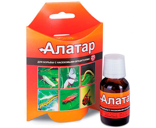 Инсектицид от плодожорок, белянок, совок, листоверток АЛАТАР 25мл