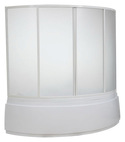 Шторка для ванны Bas ЛАГУНА 170 4 створки