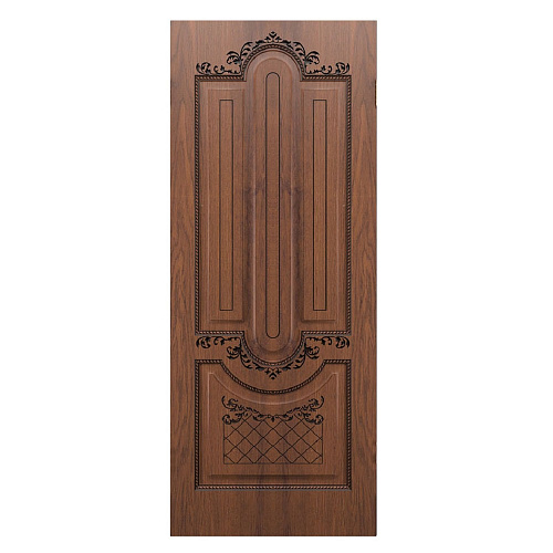 Дверь экошпон ОЛИМПИЯ 600х2000 глухая дуб янтарный ДВЕРИХОЛЛ