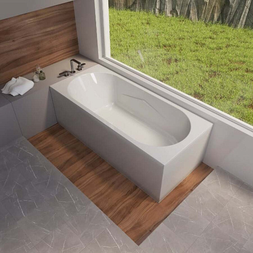 Ванна акриловая MIRSANT Каспий Premium 150х70 с каркасом