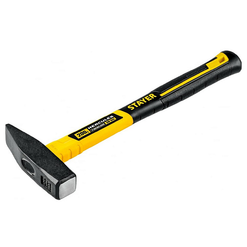 Молоток STAYER HerculesI слесарный фиберглассовая ручка 200г