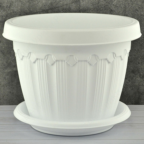 Кашпо Флавия 3 л белый