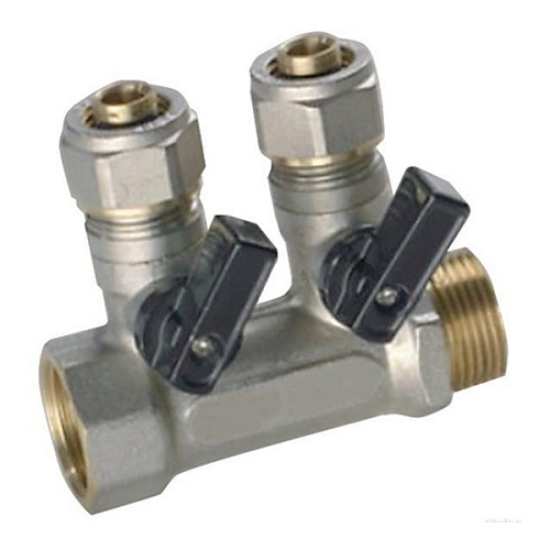 Коллектор F401.2 6 3/4х16х2 ц с цангами