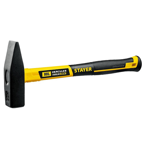 Молоток STAYER HerculesI слесарный с фиберглассовой ручкой 800г