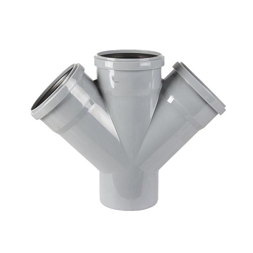 Крестовина для наруж.раб. d110мм х d110мм х d110мм х 45° Рыжая