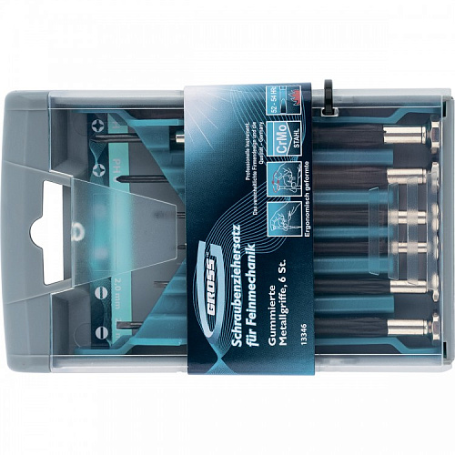 Набор отверток для ТМ 6шт.бокс-транс.// GROSS