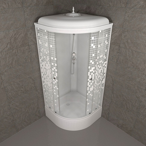Душевая кабина Triton Стандарт Мозаика 90x90
