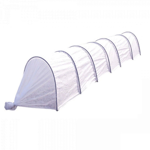 Парник 6 м 7 металлических дуг 2,5 м d 9 мм в ПВХ оболочка спанбонд 40 г