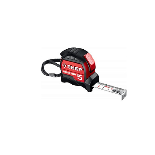 Рулетка Автостоп ЗУБР 5м 19мм