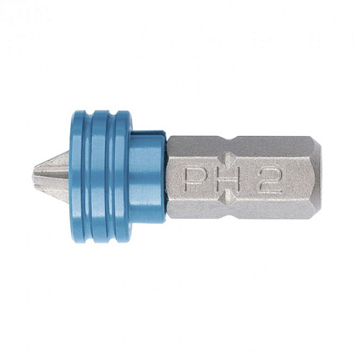 Бита РН2х25мм с ограничителем и магнитом для ГКЛ GROSS